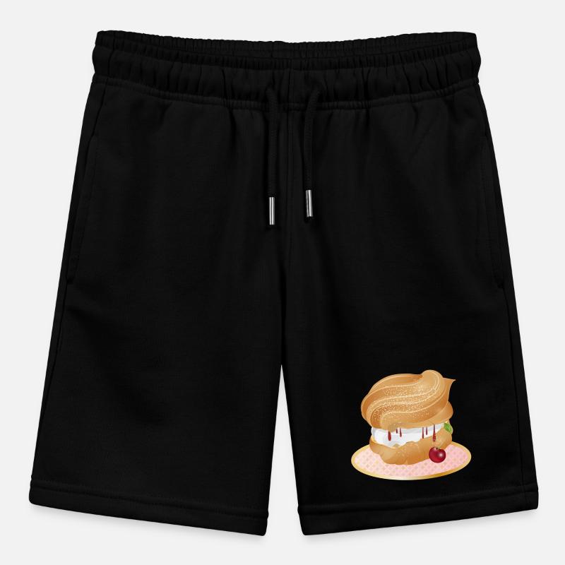 Mit Sahne und Kirsche gefüllter Windbeutel Stanley/Stella Teenager Bio-Joggingshorts MINI BOLTER