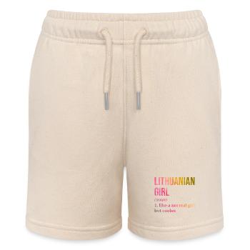 Lithuania - Stanley/Stella MINI BOLTER Organic Teen Jogging Shorts - soft Ecru - Front
