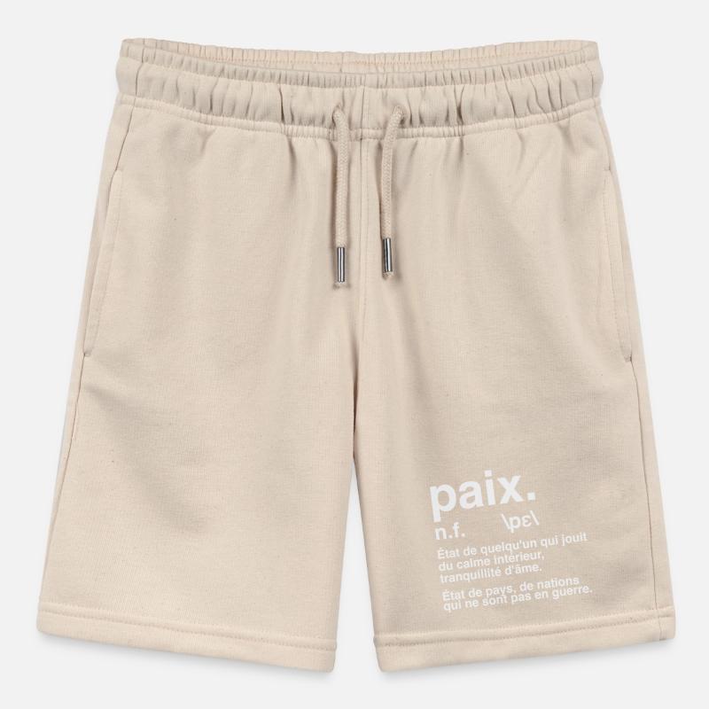 Peace Definition Dictionary Style Stanley/Stella MINI BOLTER Organic Teen Jogging Shorts