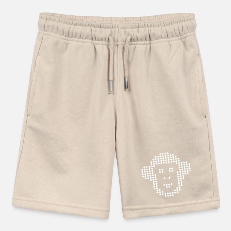 Pixel Monkey Diamant-Emblem Stanley/Stella Teenager Bio-Joggingshorts MINI BOLTER