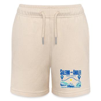 Salerno Amalfi Ferry Route Travel Souvenir - Stanley/Stella MINI BOLTER Organic Teen Jogging Shorts - soft Ecru - Front