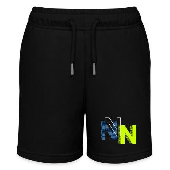 N Buchstabe - Stanley/Stella Teenager Bio-Joggingshorts MINI BOLTER - Schwarz - Vorne