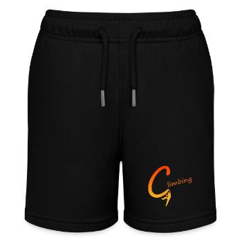 Climbing Klettern Bouldern - Stanley/Stella Teenager Bio-Joggingshorts MINI BOLTER - Schwarz - Vorne