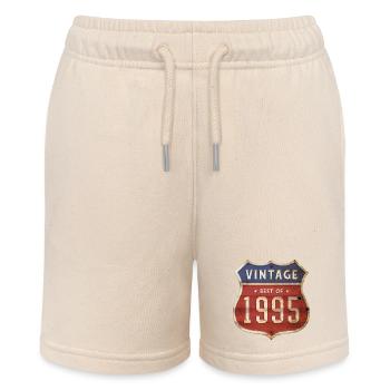 29 Years Old Vintage 1995 Limited Edition 29th - Stanley/Stella MINI BOLTER Organic Teen Jogging Shorts - soft Ecru - Front