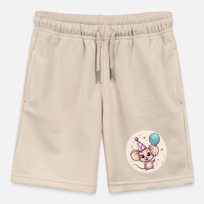Maus Geburtstag Comic Stanley/Stella Teenager Bio-Joggingshorts MINI BOLTER