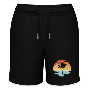 Plage Coucher de soleil - Short bio MINI BOLTER Stanley/Stella Ado - noir - Devant