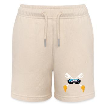 Ski et fondue savoyarde Montagne Cadeau skieur - Short bio MINI BOLTER Stanley/Stella Ado - écru doux - Devant