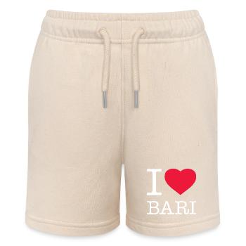 I LOVE BARI - Stanley/Stella MINI BOLTER Organic Teen Jogging Shorts - soft Ecru - Front