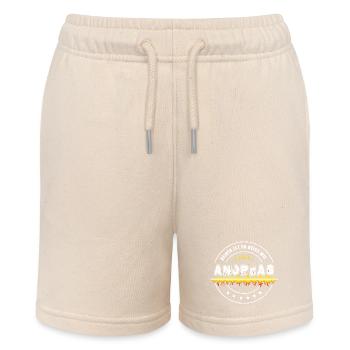 Keiner ist so heiss wie Andreas - Stanley/Stella Teenager Bio-Joggingshorts MINI BOLTER - Natur - Vorne
