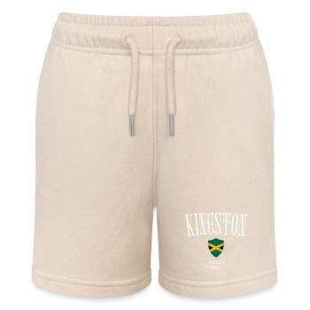 Kingston Jamaica, design minimaliste et élégant - Short bio MINI BOLTER Stanley/Stella Ado - écru doux - Devant