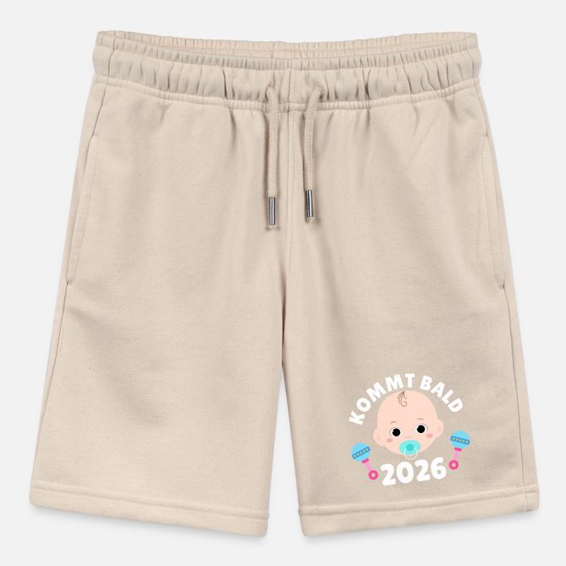 Werdende Mutter KOMMT BALD 2026 Lustiges Stanley/Stella Teenager Bio-Joggingshorts MINI BOLTER