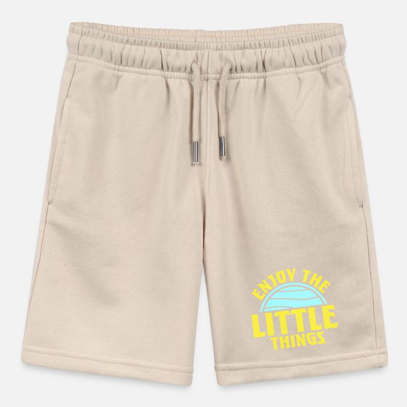 Enjoy The Little Things Dankbarkeit Achtsamkeit Stanley/Stella Teenager Bio-Joggingshorts MINI BOLTER