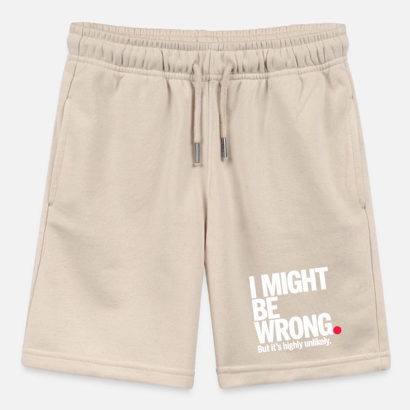 Might Be Wrong But Highly Unlikely Know-It-All Stanley/Stella MINI BOLTER Organic Teen Jogging Shorts