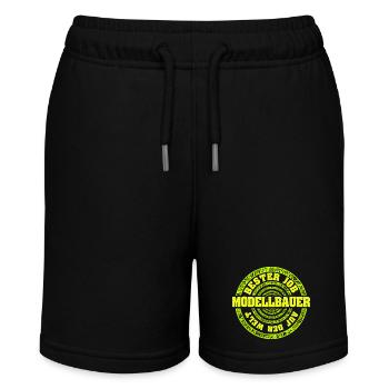 Gift for model builder - Stanley/Stella MINI BOLTER Organic Teen Jogging Shorts - black - Front