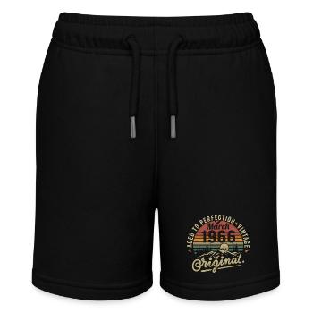 March 1966 - Stanley/Stella MINI BOLTER Organic Teen Jogging Shorts - black - Front