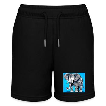 elephant - Stanley/Stella MINI BOLTER Organic Teen Jogging Shorts - black - Front