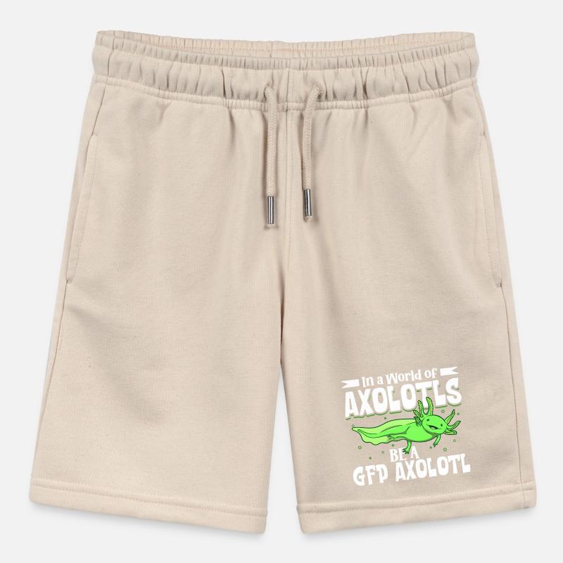 Sei ein GFP Axolotl Stanley/Stella Teenager Bio-Joggingshorts MINI BOLTER