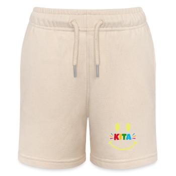 Kita Regenbogen Lächeln - Stanley/Stella Teenager Bio-Joggingshorts MINI BOLTER - Natur - Vorne
