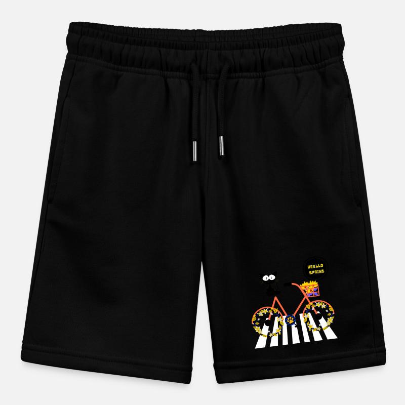 Hello Spring - Spring Cat - Spring Time Gardeners Stanley/Stella MINI BOLTER Organic Teen Jogging Shorts