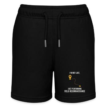 Field Reconnaissance GIS Survey Mapping Humor - Stanley/Stella MINI BOLTER Organic Teen Jogging Shorts - black - Front