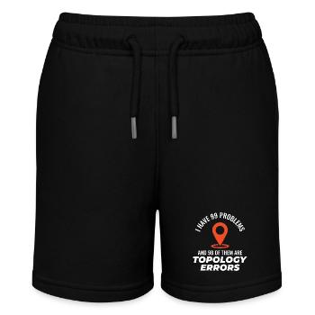 Topologiefehler GIS-Kartierung Humor Kartografie - Stanley/Stella Teenager Bio-Joggingshorts MINI BOLTER - Schwarz - Vorne