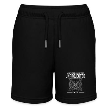 Unprojected Data GIS Cartography Mapping Error - Stanley/Stella MINI BOLTER Organic Teen Jogging Shorts - black - Front