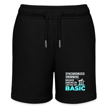 Synchronschwimmen Tanzen Grundlegendes Schwimmen Humor - Stanley/Stella Teenager Bio-Joggingshorts MINI BOLTER - Schwarz - Vorne