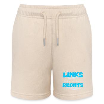 Left-handed, Spelling - Stanley/Stella MINI BOLTER Organic Teen Jogging Shorts - soft Ecru - Front