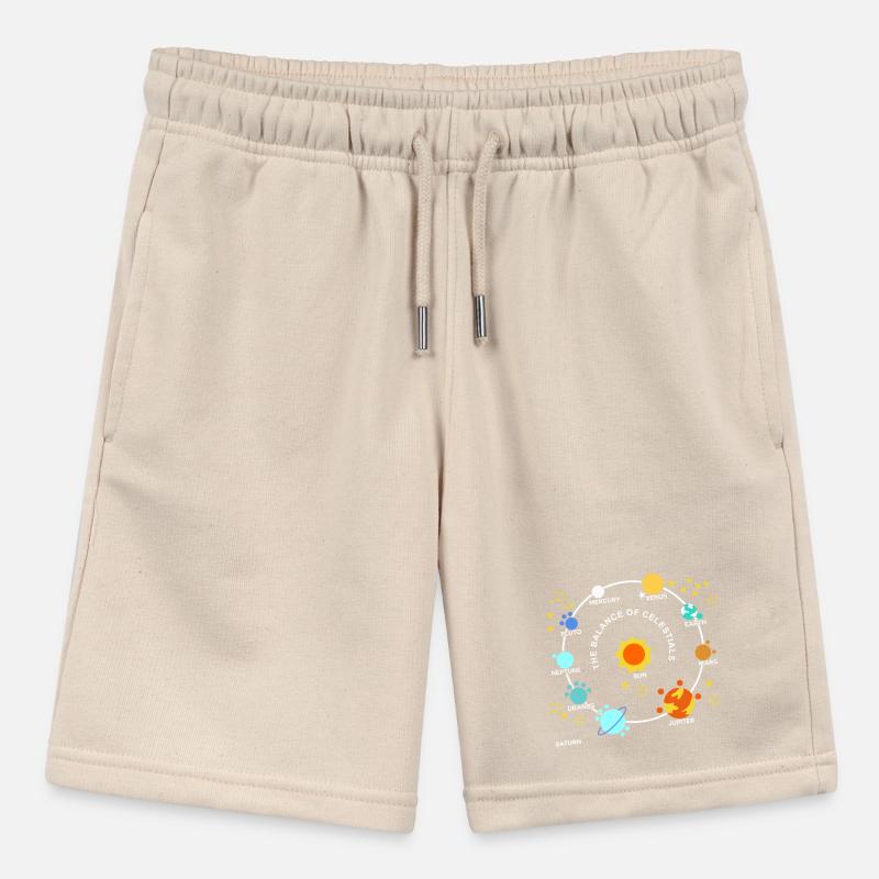 Planets Solar Graphic Planets Solar System Stars Stanley/Stella MINI BOLTER Organic Teen Jogging Shorts