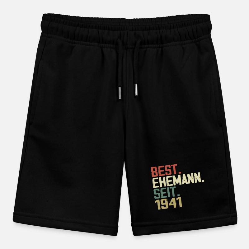 Best Ehemann Seit 1941 Geburtstagsgeschenk 1941 Stanley/Stella Teenager Bio-Joggingshorts MINI BOLTER