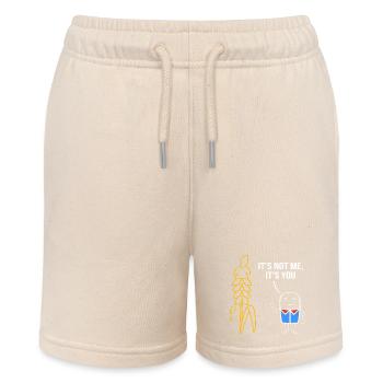Gluten Free Celiac Disease - Stanley/Stella MINI BOLTER Organic Teen Jogging Shorts - soft Ecru - Front