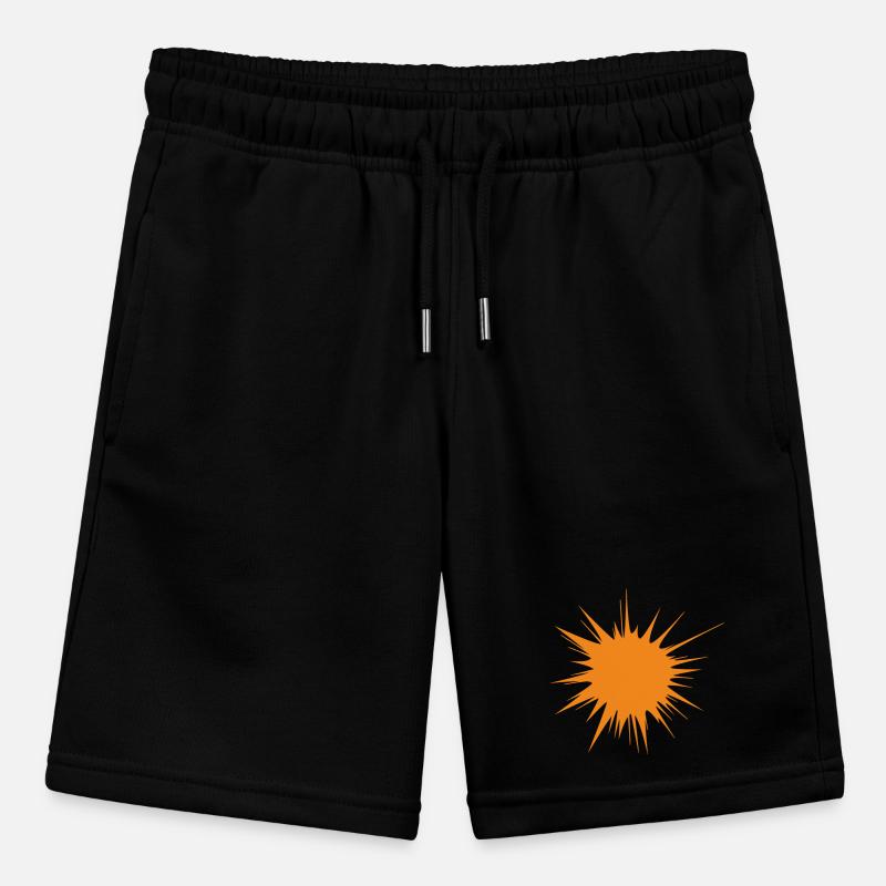 flash | explosion | Sun orange | Vectorgraphic Stanley/Stella Teenager Bio-Joggingshorts MINI BOLTER