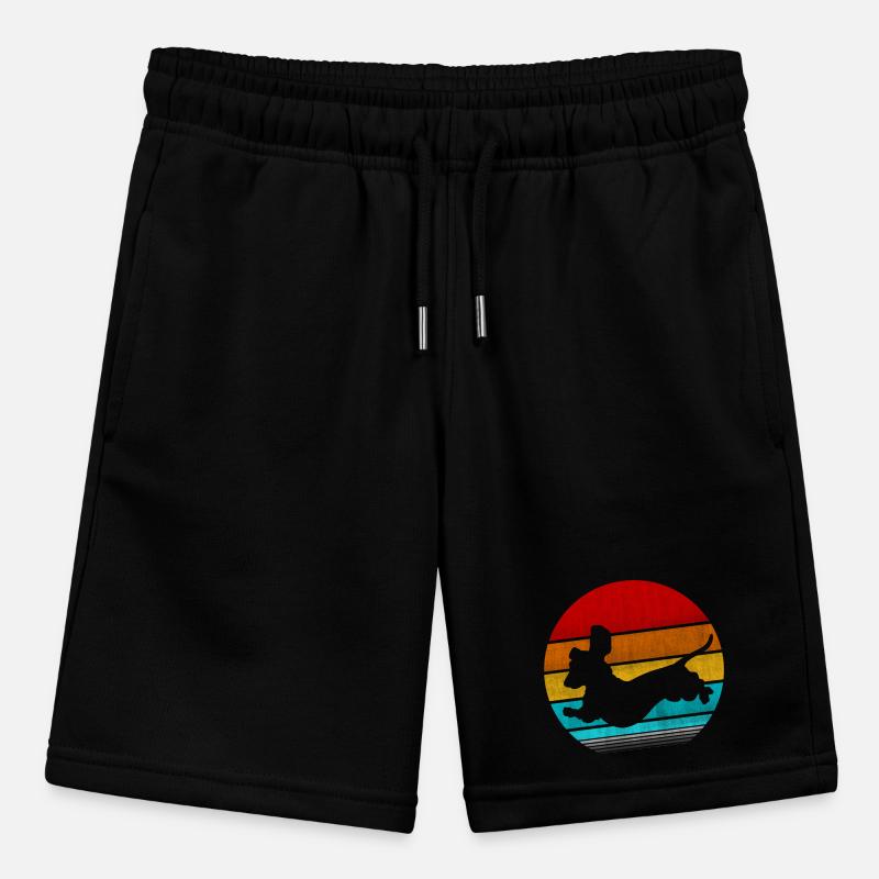 Retro Vinatge Dackel Stanley/Stella Teenager Bio-Joggingshorts MINI BOLTER