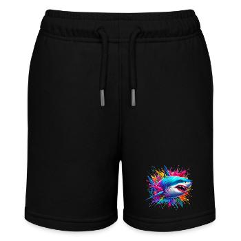 Shark - Stanley/Stella MINI BOLTER Organic Teen Jogging Shorts - black - Front