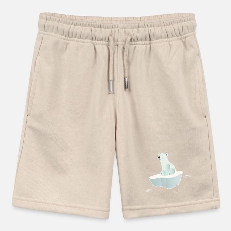 Träumender Eisbär auf einer Eisscholle Stanley/Stella Teenager Bio-Joggingshorts MINI BOLTER