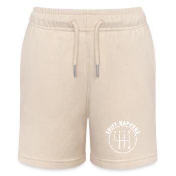 Shift Happens Manuelles Getriebe Auto Rennen Drift - Stanley/Stella Teenager Bio-Joggingshorts MINI BOLTER - Natur - Vorne