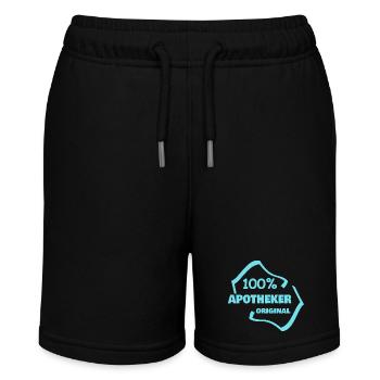 Apotheker - Stanley/Stella Teenager Bio-Joggingshorts MINI BOLTER - Schwarz - Vorne