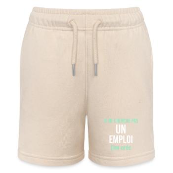Je Ne Cherche Pas un Emploi — J'en Crée - Short bio MINI BOLTER Stanley/Stella Ado - écru doux - Devant