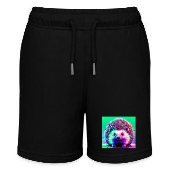 Igel - Stanley/Stella Teenager Bio-Joggingshorts MINI BOLTER - Schwarz - Vorne