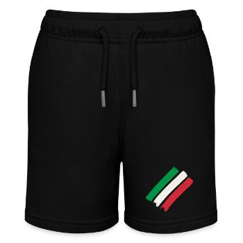 Italy Stripes - Stanley/Stella MINI BOLTER Organic Teen Jogging Shorts - black - Front