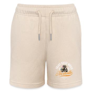 Enjoy great music Nashville, Tennessee - Stanley/Stella MINI BOLTER Organic Teen Jogging Shorts - soft Ecru - Front