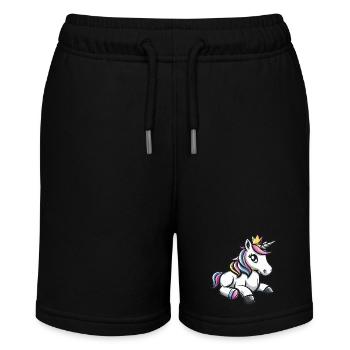 Couronne de bande dessinée Licorne - Short bio MINI BOLTER Stanley/Stella Ado - noir - Devant