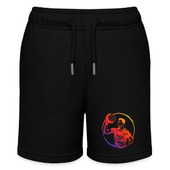 Volleyball Player Colorful - Stanley/Stella MINI BOLTER Organic Teen Jogging Shorts - black - Front