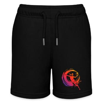 Volleyball Player Colorful - Stanley/Stella MINI BOLTER Organic Teen Jogging Shorts - black - Front
