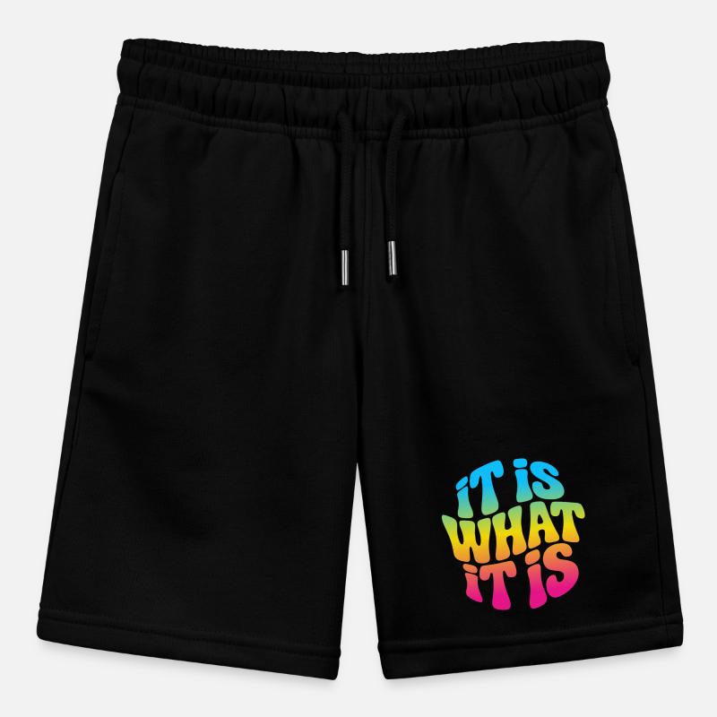 It is what it is Stanley/Stella MINI BOLTER Organic Teen Jogging Shorts