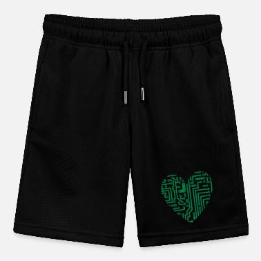 Computer Cuore Pantaloncini sportivi ecologici MINI BOLTER per ragazzi di Stanley/Stella