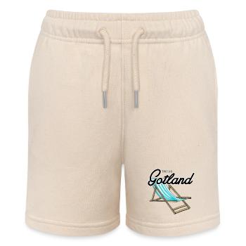 Das ist Gotland Beach Chair - Stanley/Stella Teenager Bio-Joggingshorts MINI BOLTER - Natur - Vorne