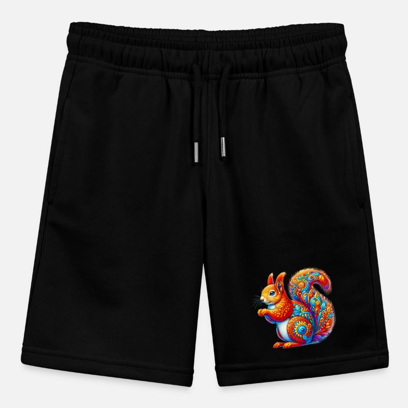 Eichhörnchen Stanley/Stella Teenager Bio-Joggingshorts MINI BOLTER