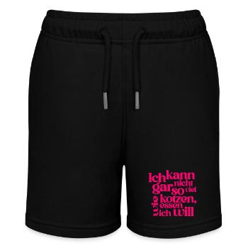 I CAN'T PUKE AS MUCH AS I EAT... - Stanley/Stella MINI BOLTER Organic Teen Jogging Shorts - black - Front