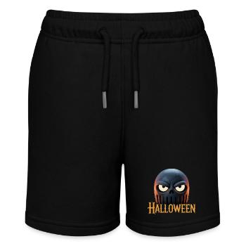 Fire Skull Halloween | Witch trick or treat - Stanley/Stella MINI BOLTER Organic Teen Jogging Shorts - black - Front